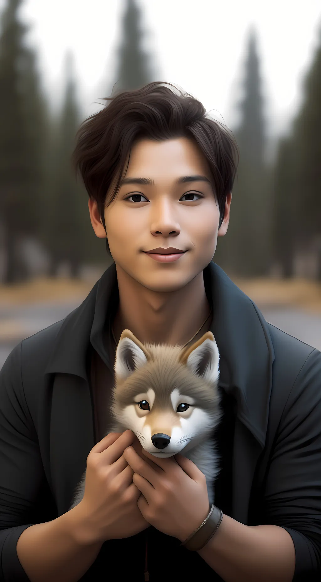 ai character: Benson  background