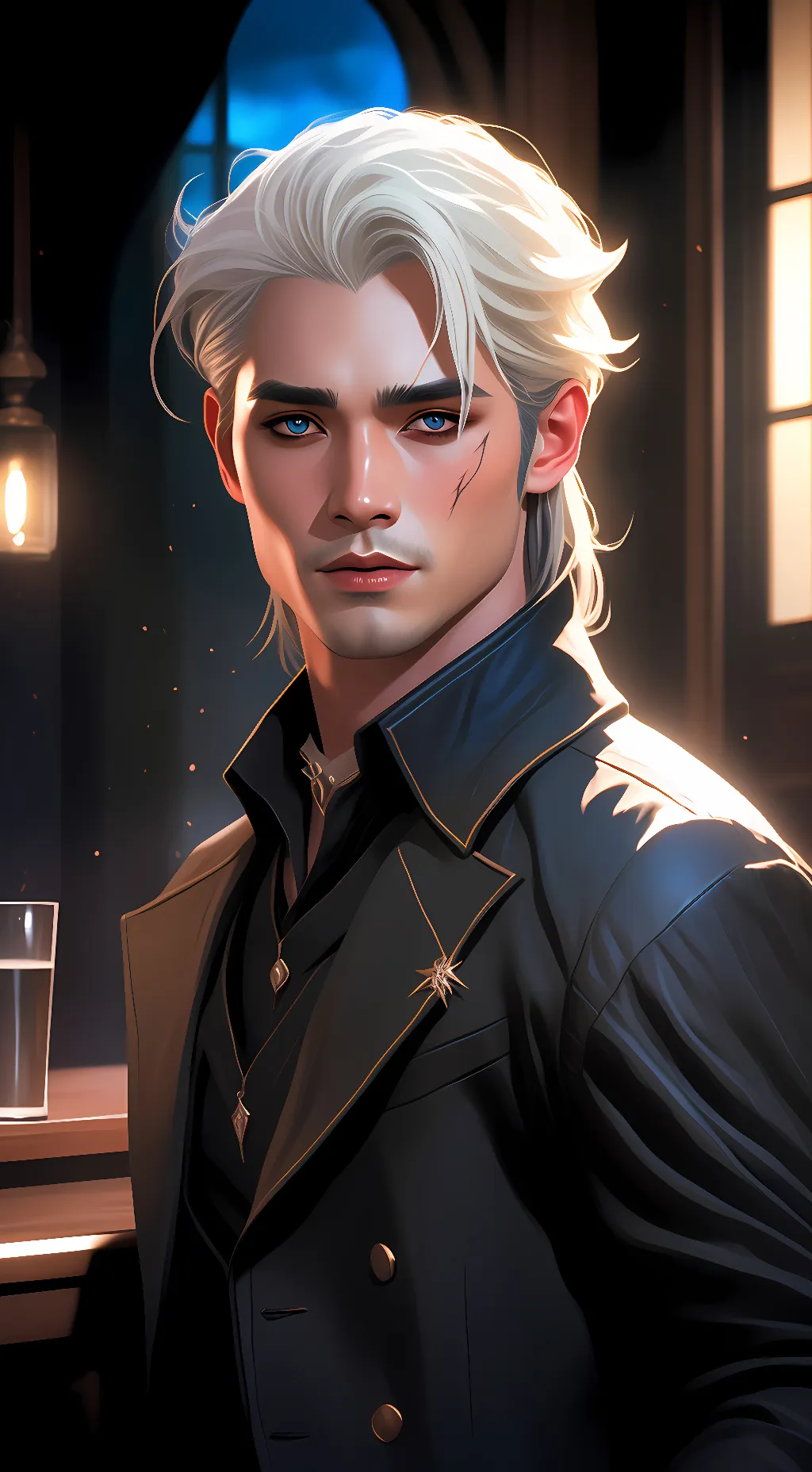 ai character: Asher  background