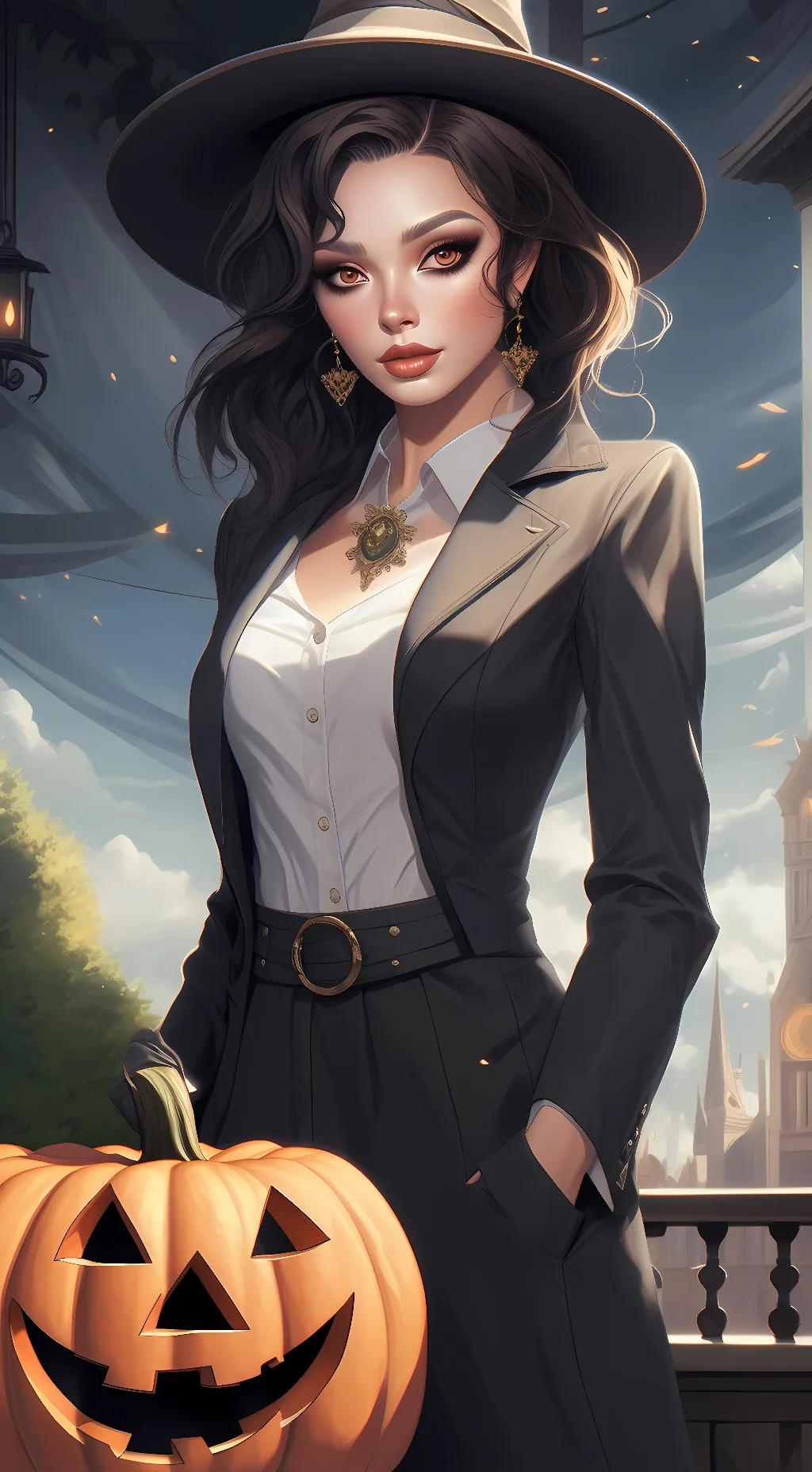 ai character: Sophia Barker background