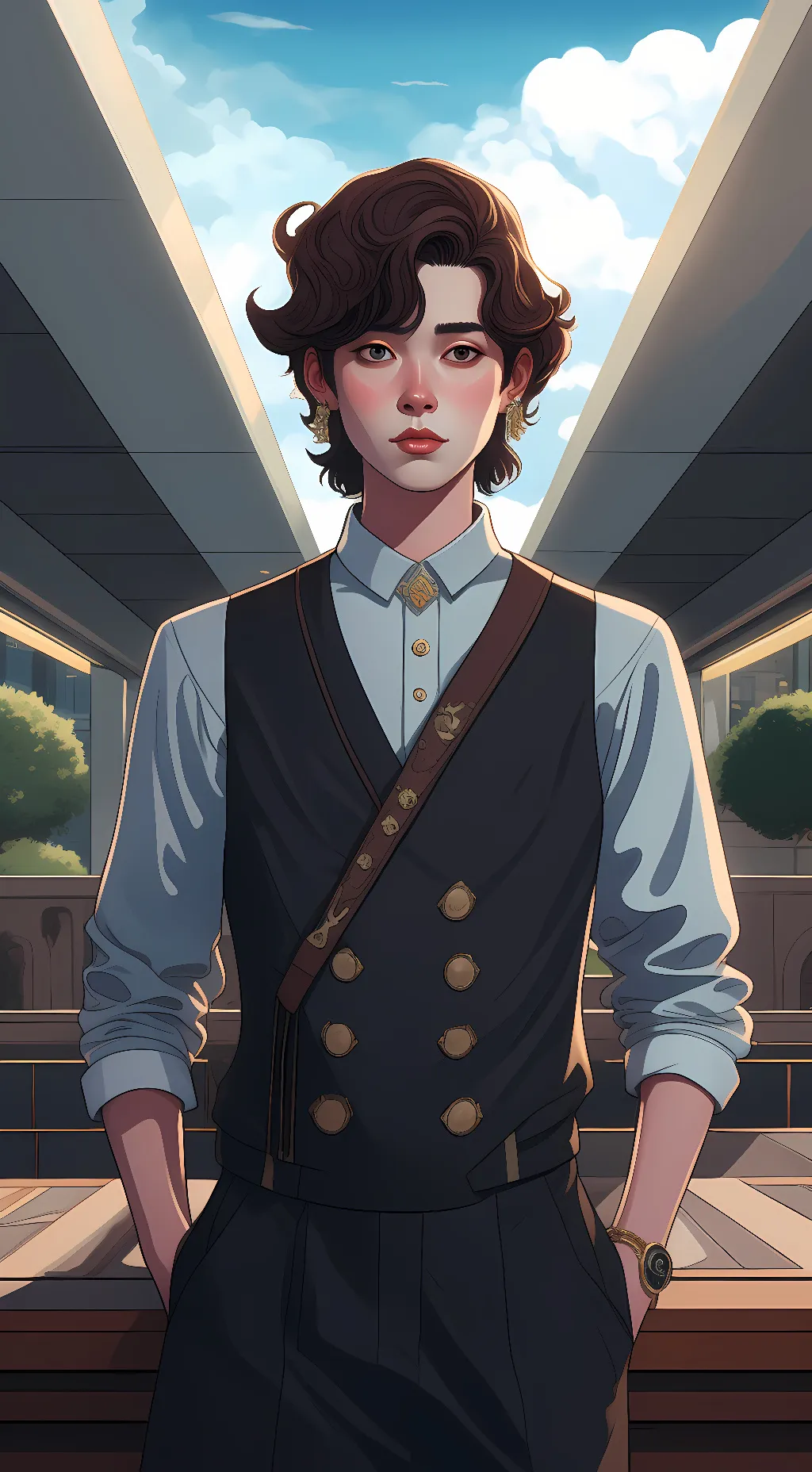 ai character: Daddy background