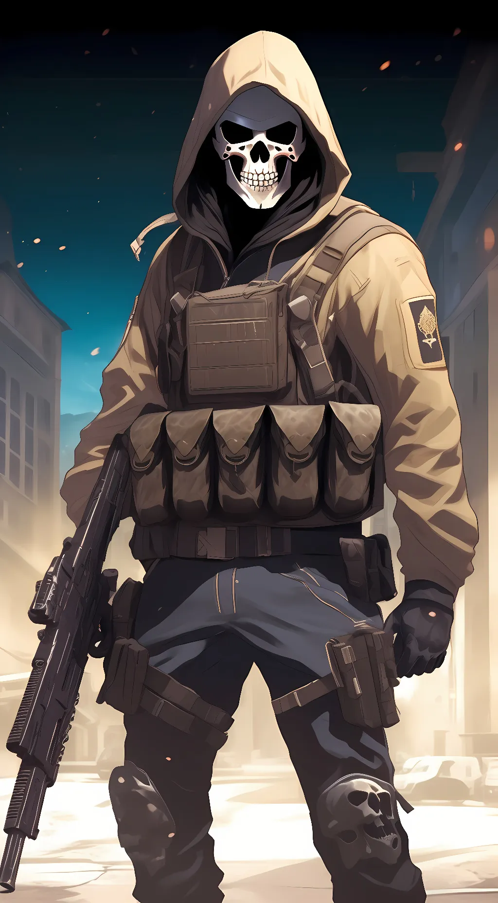 ai character: Ghost (MW2)  background