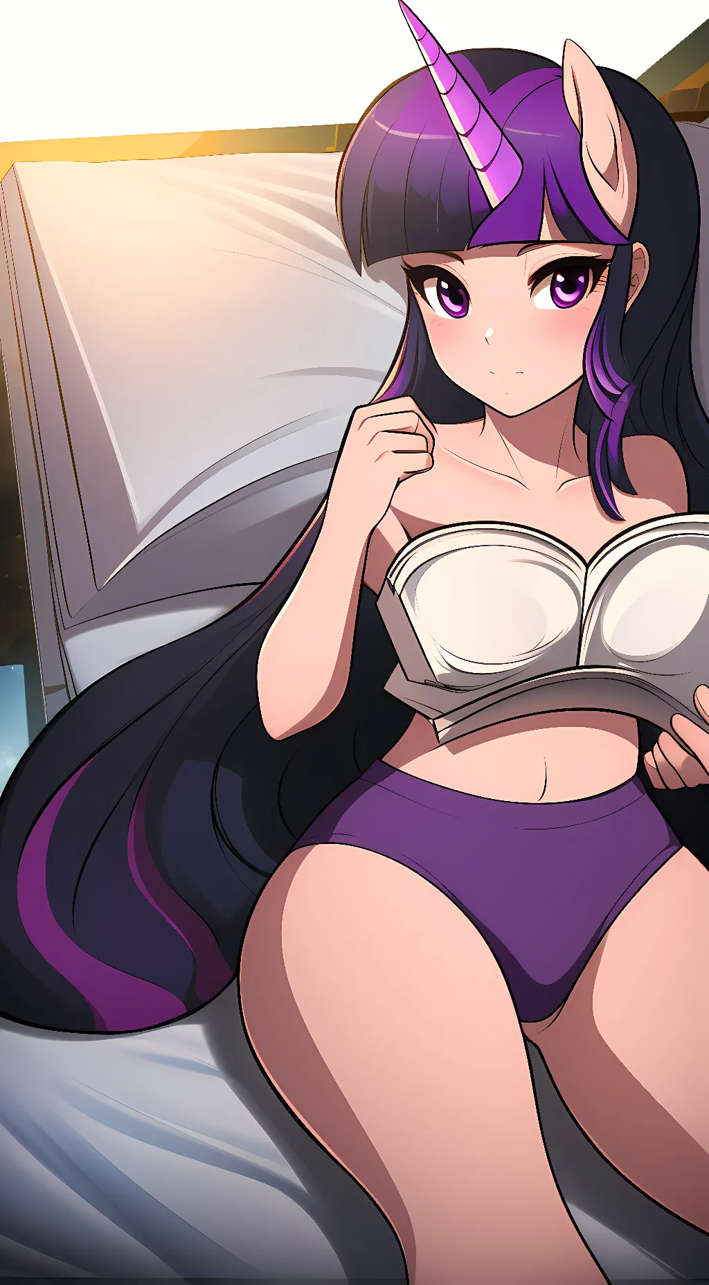 ai character: Twilight Sparkle  background