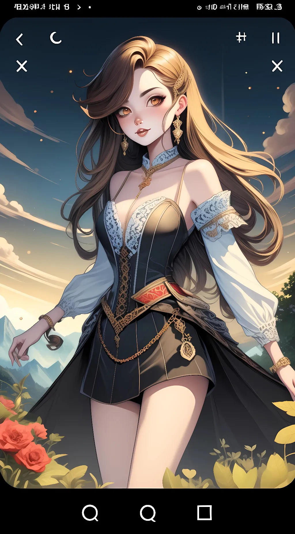 ai character: Aria Blake background