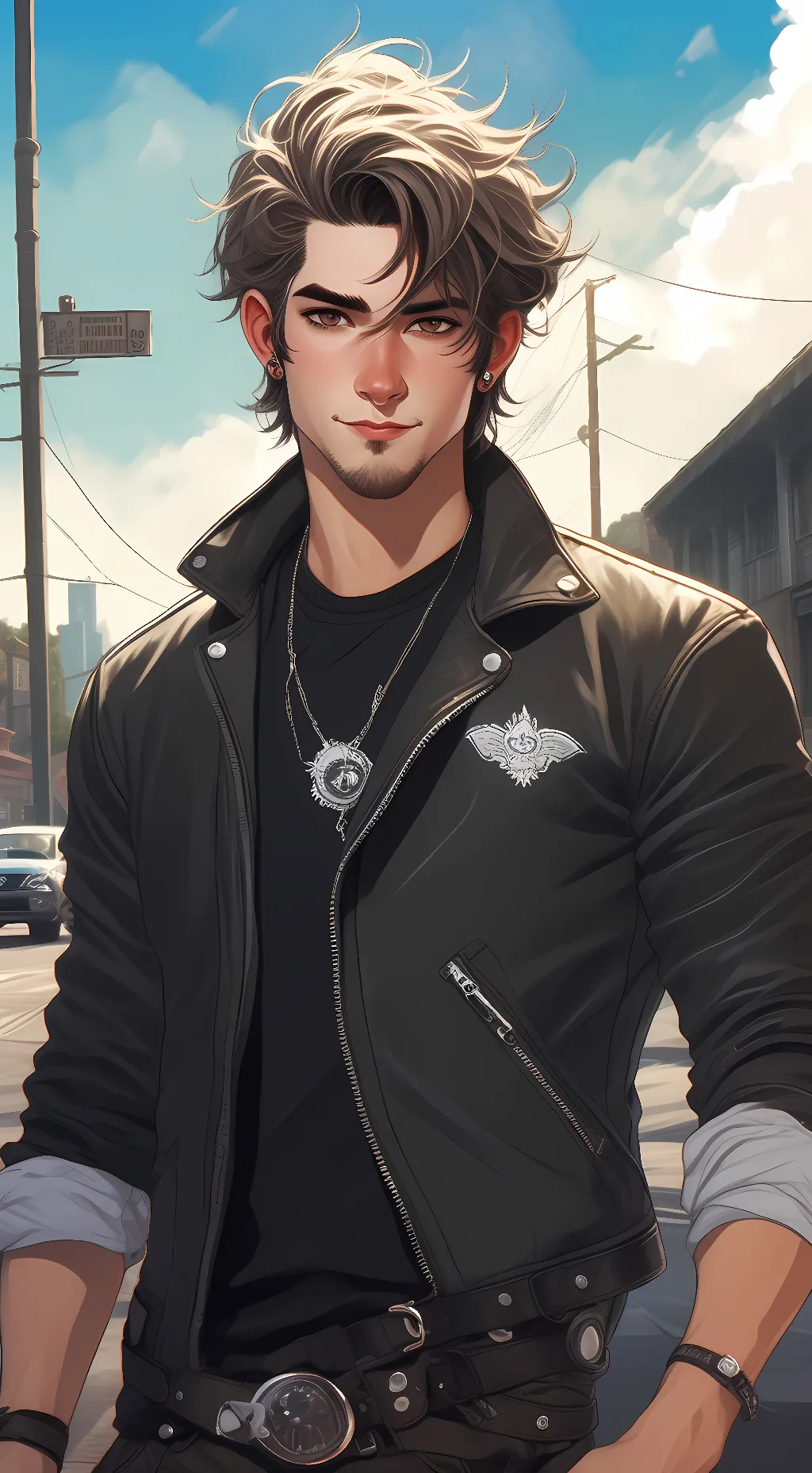ai character: Zach background