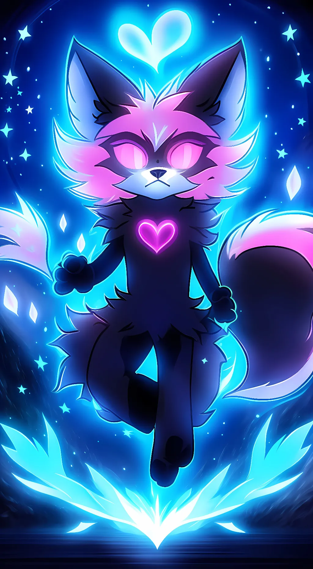ai character: foxeyyy background