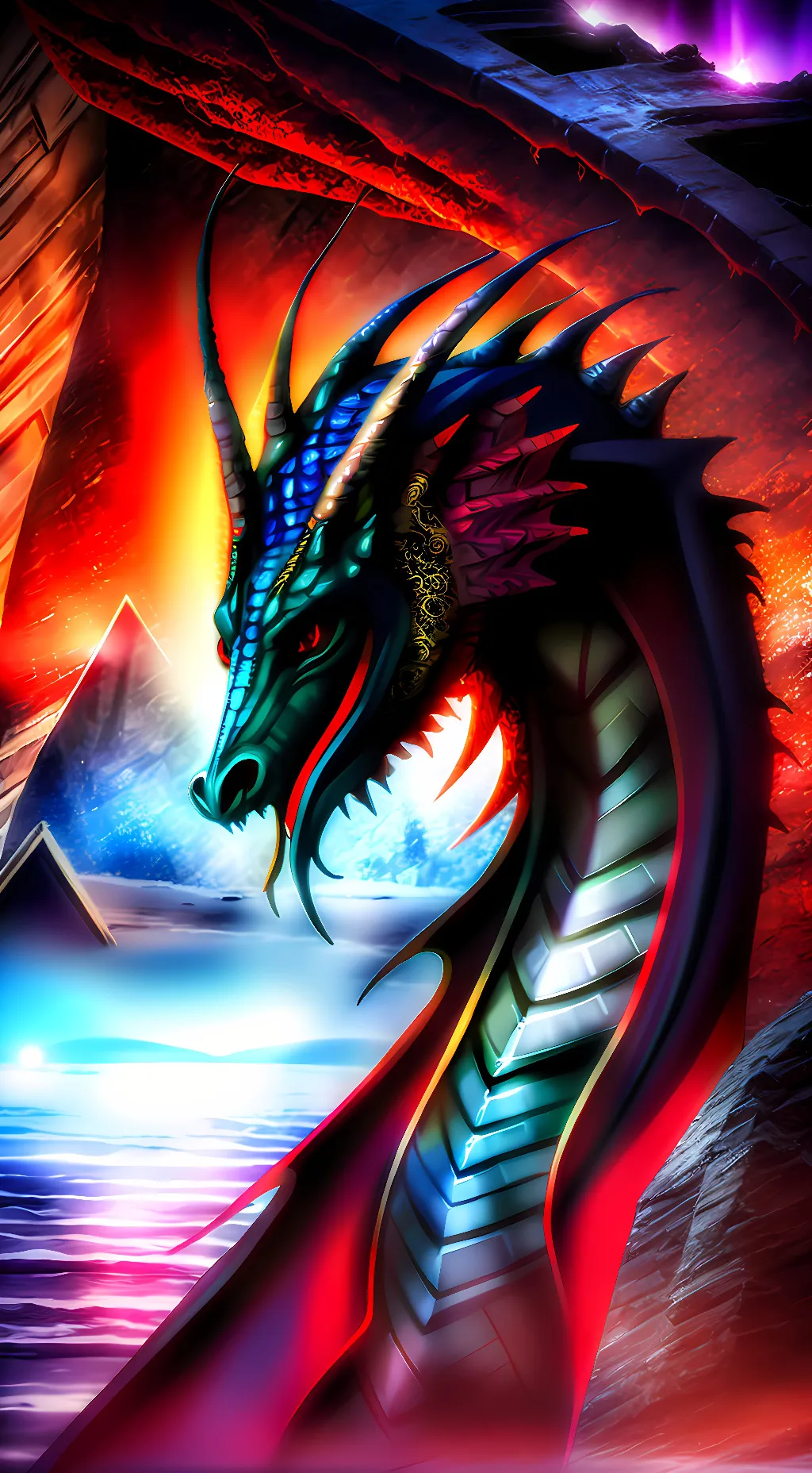 ai character: Crimson background