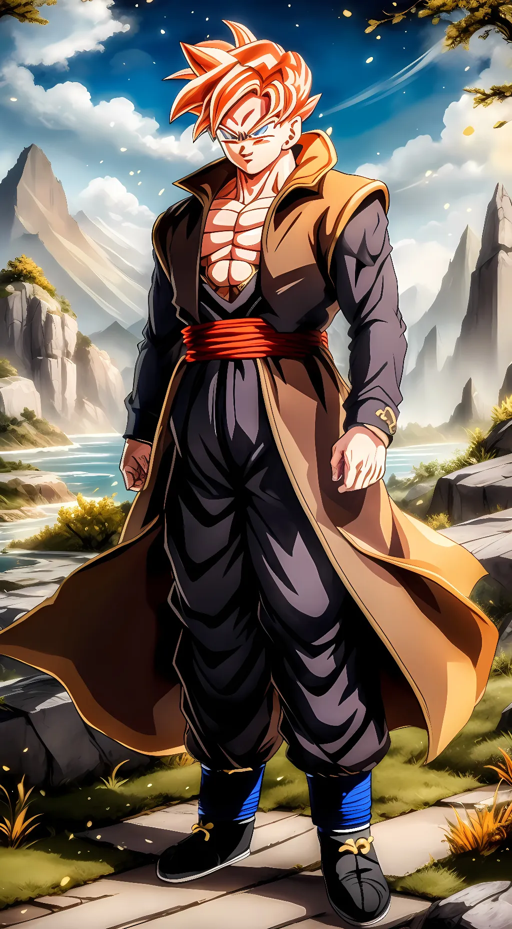 ai character: evil Gohan background