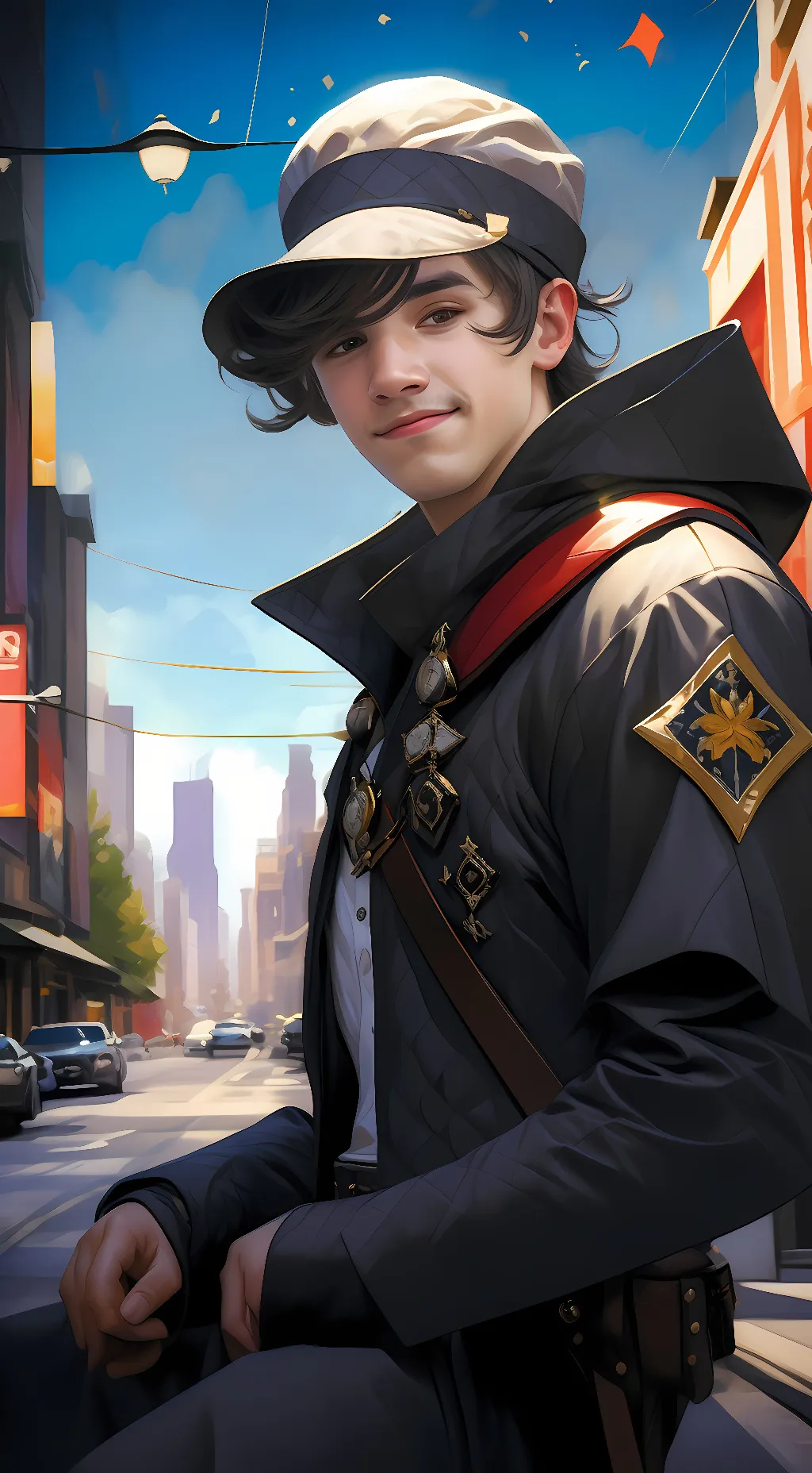 ai character: Caden background