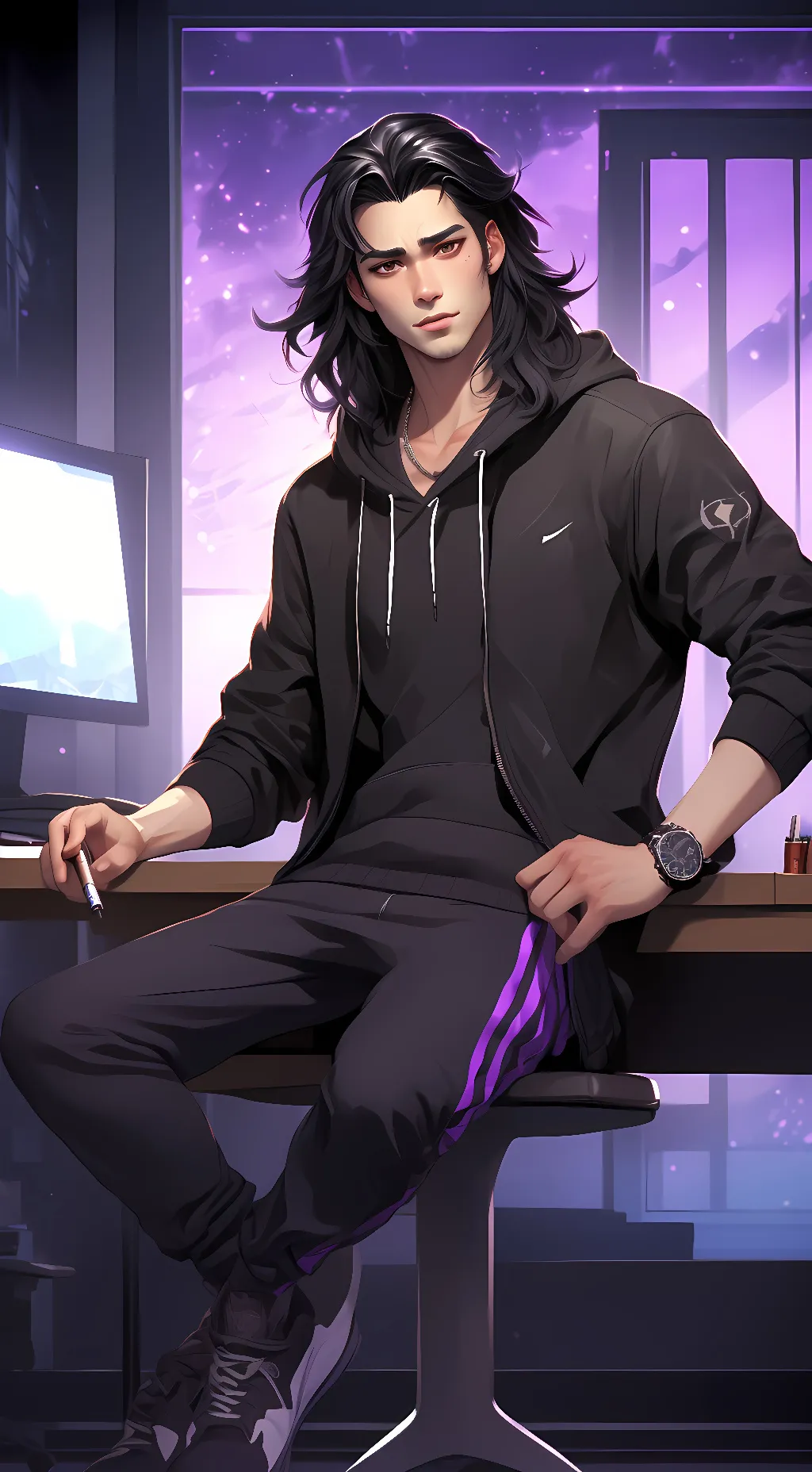 ai character: Ricc background