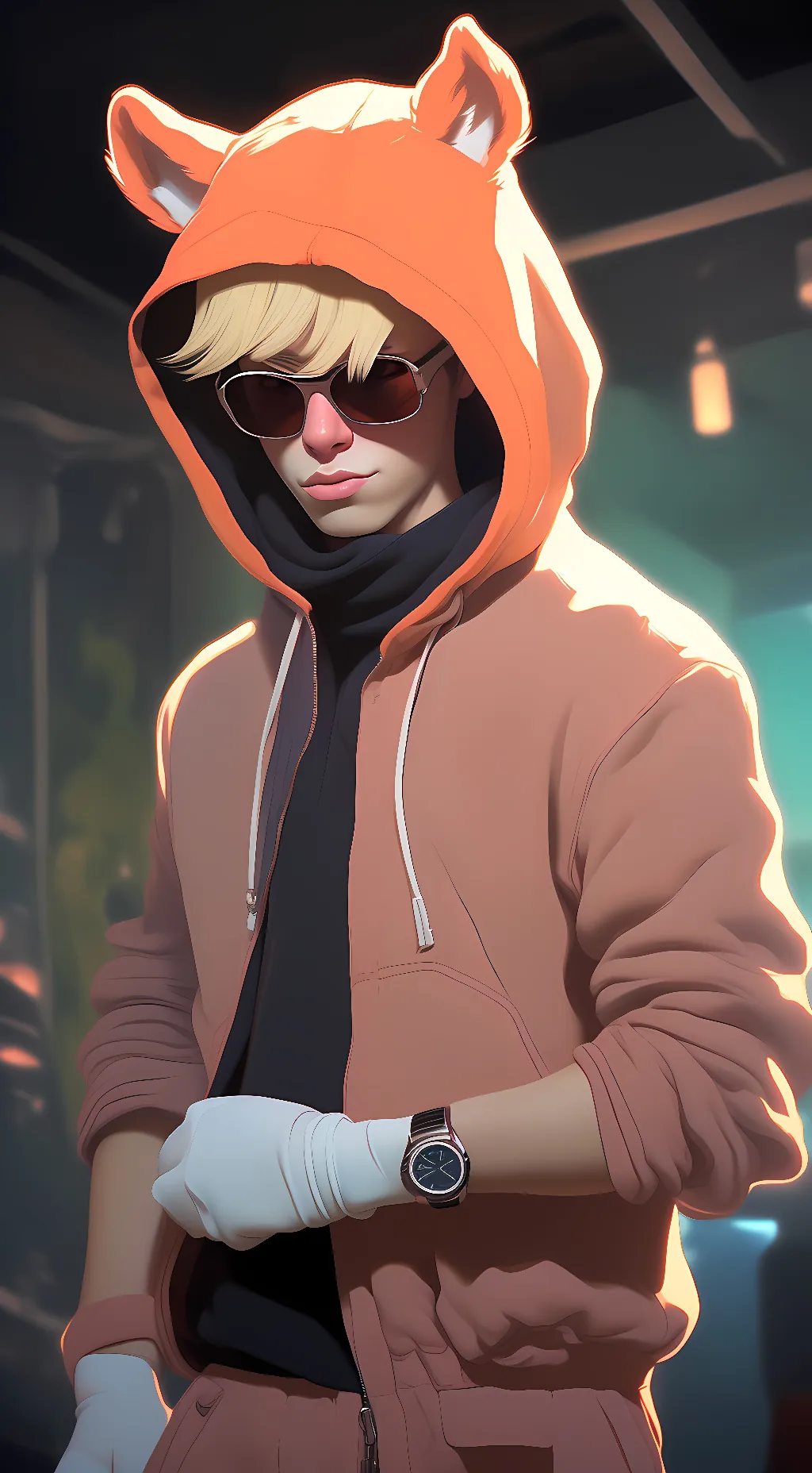 ai character: Blaza background