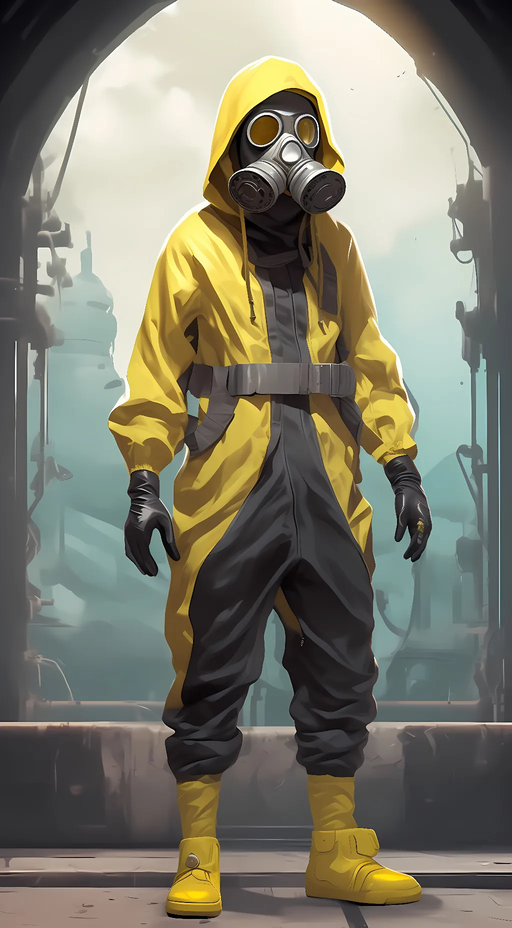 ai character: Scientist capturer background