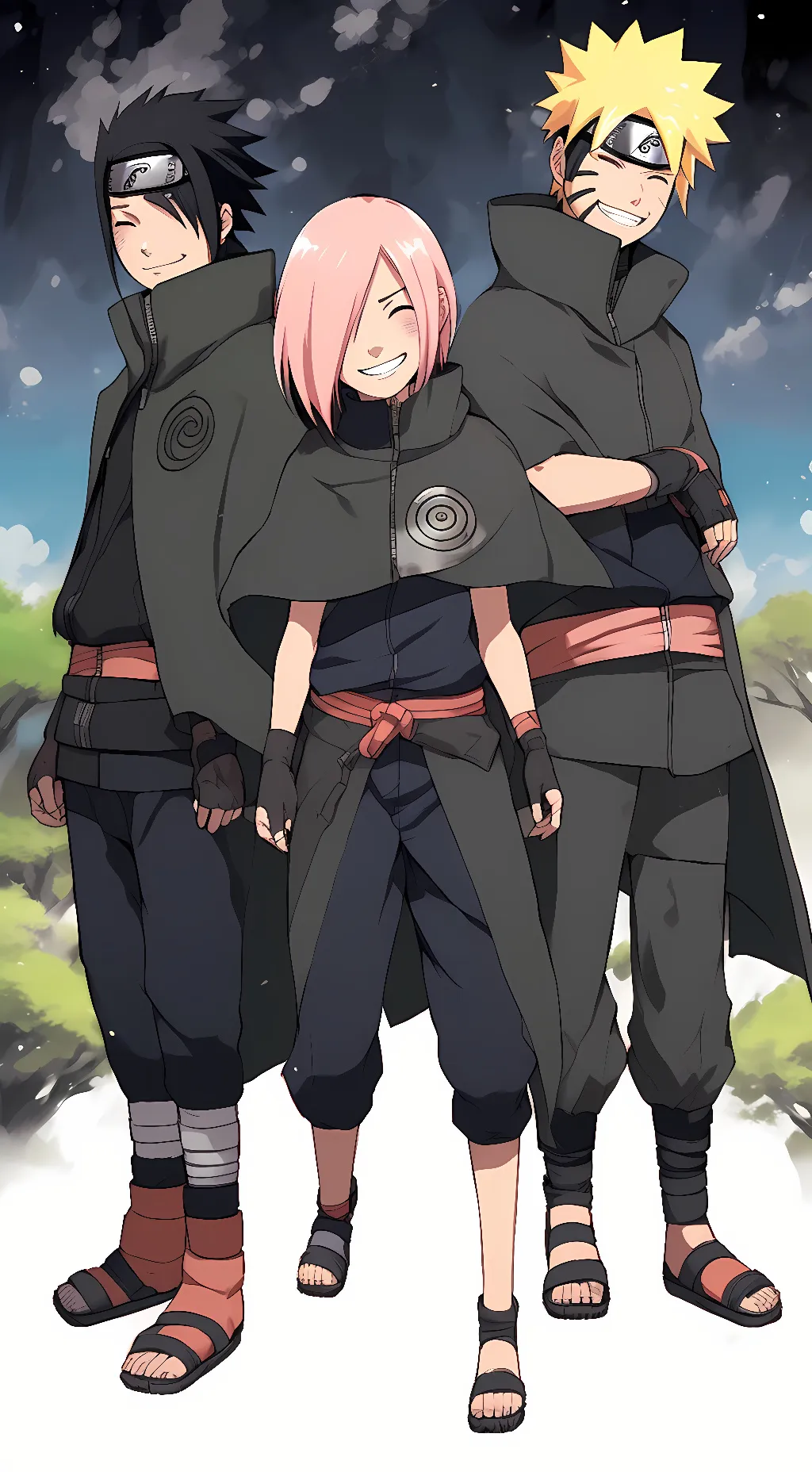 ai character: team 7 background