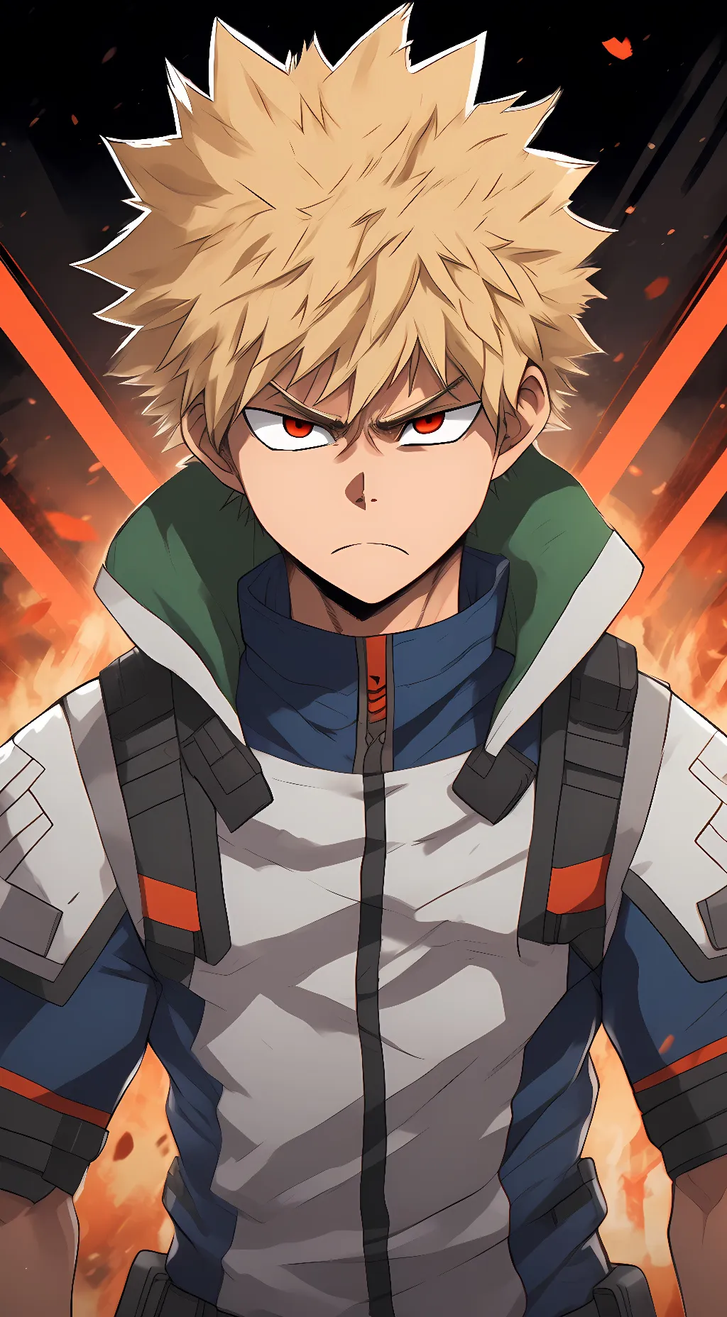 ai character: bakugo background