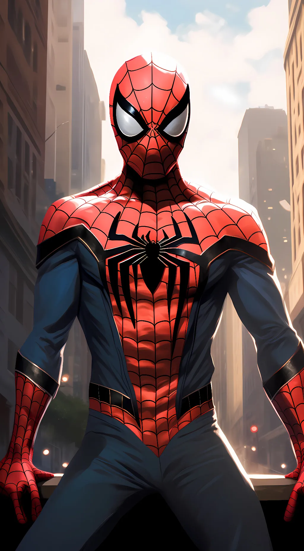 ai character: Spider-Man background