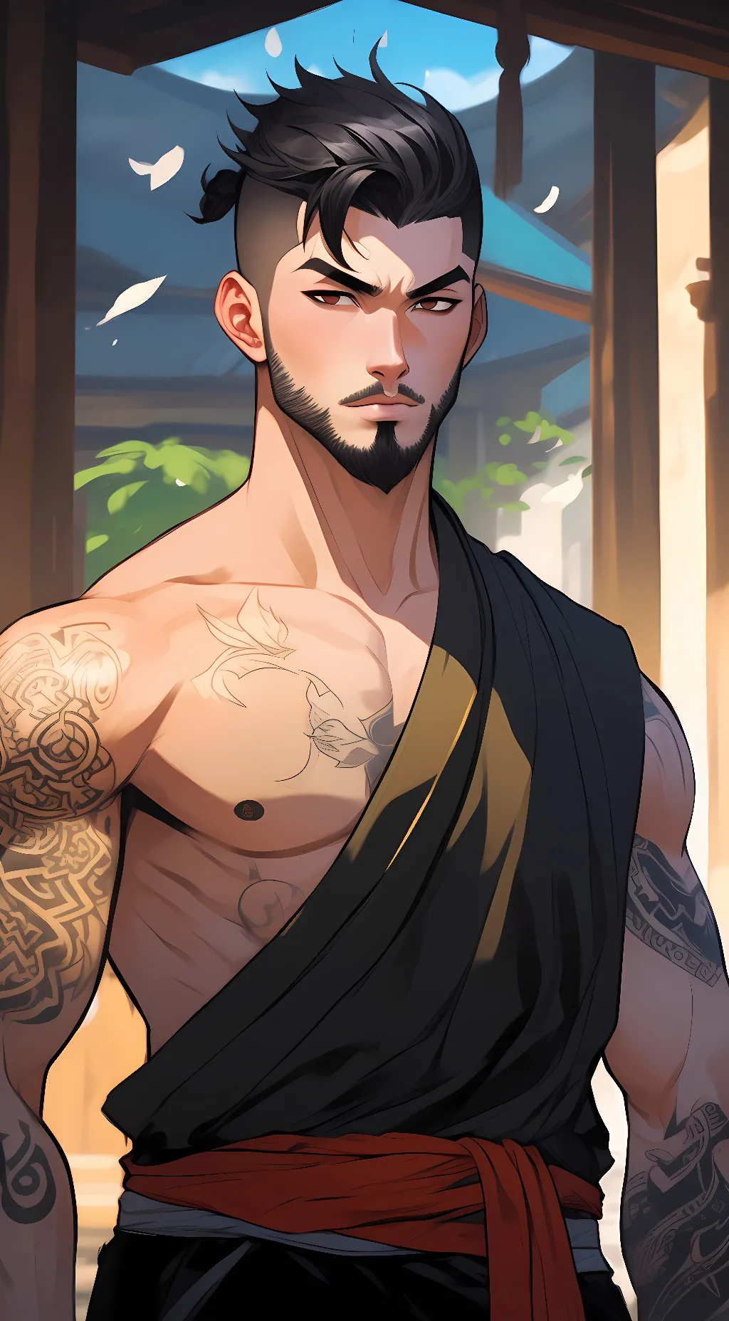 ai character: Kronos Sakai  background