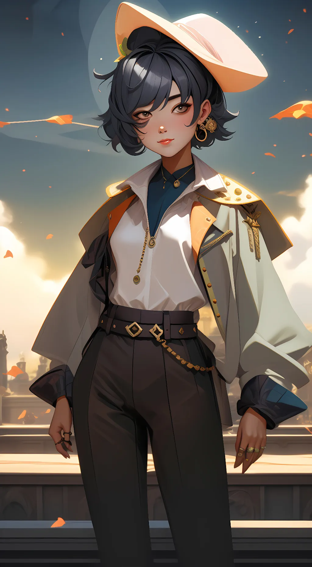 ai character: Silvia background