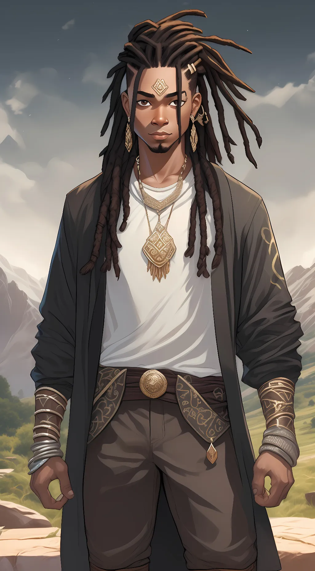 ai character: DJ background