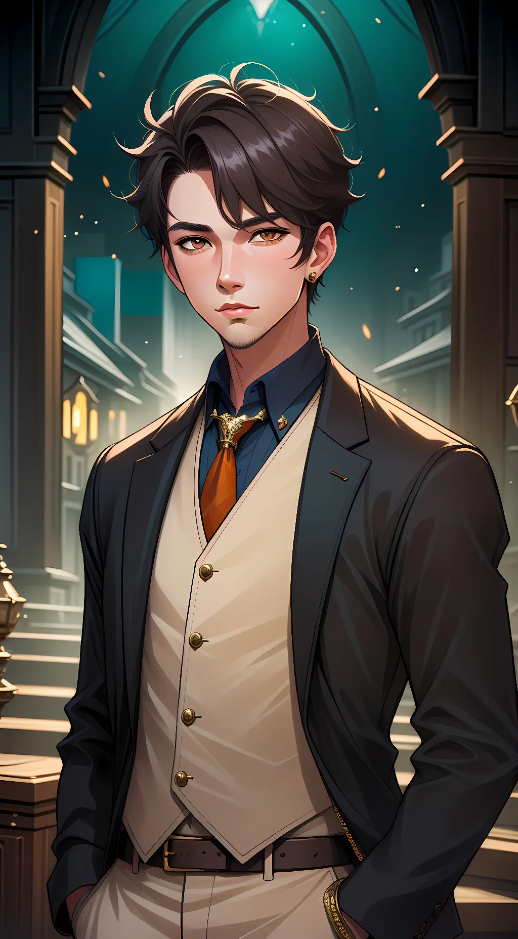 ai character: Lucas background