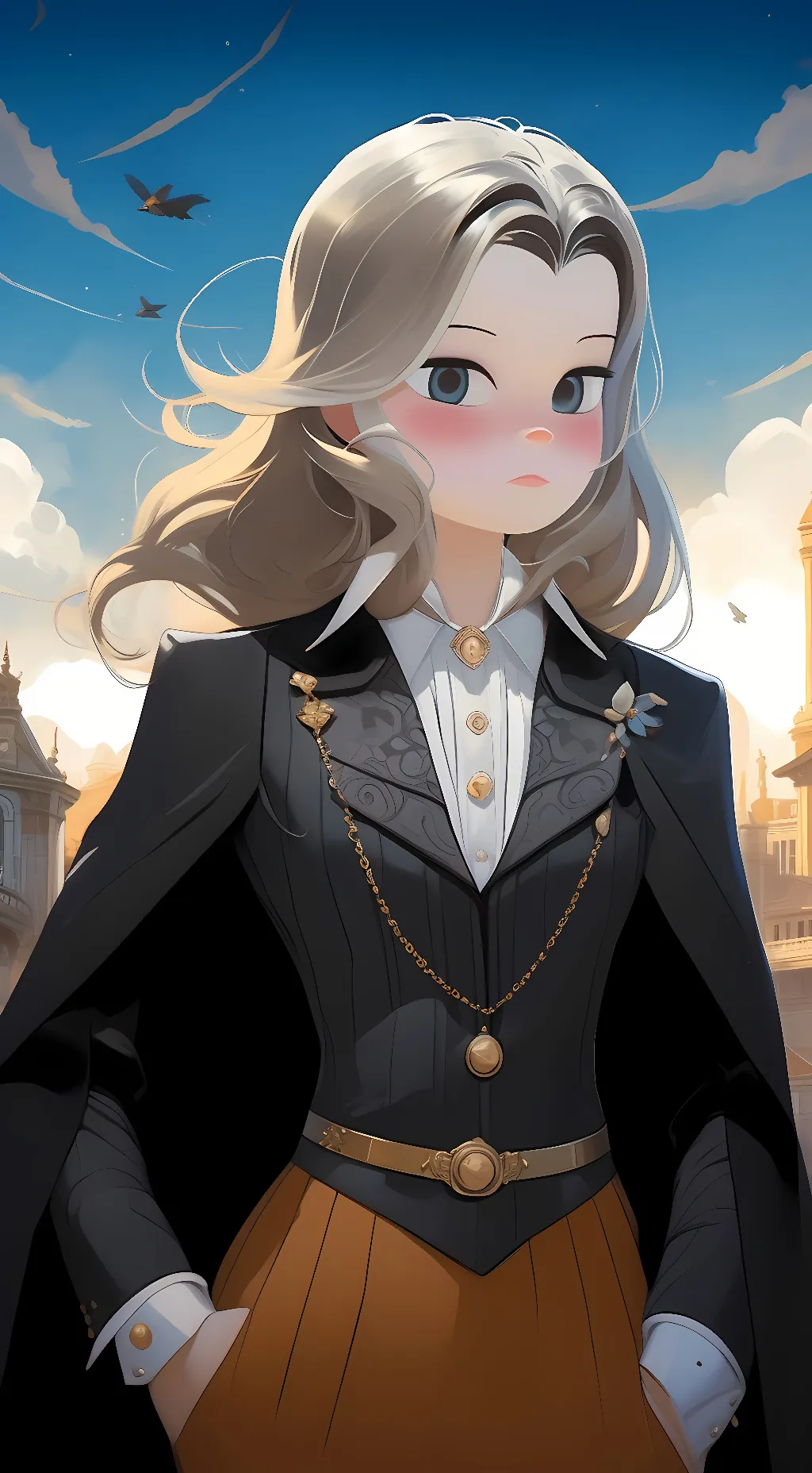 ai character: Luna background