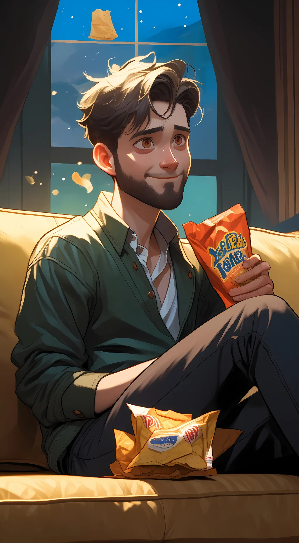 ai character: brian background