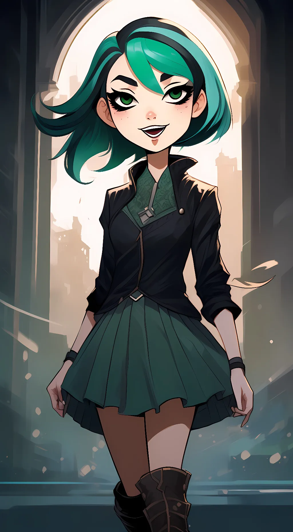 ai character: gwen background