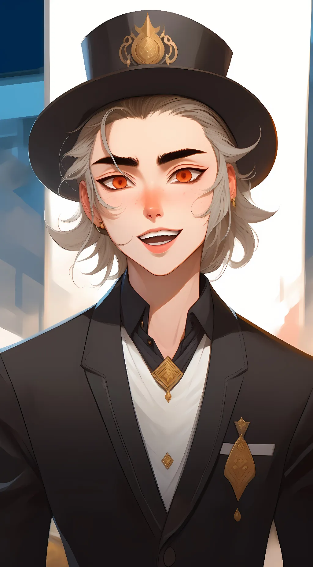 ai character: Rengoku Kyojuro🔥❤ background