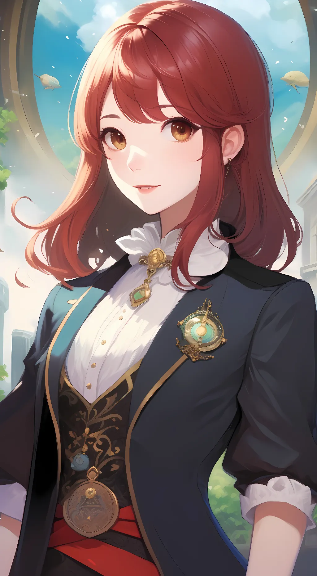 ai character: auraura background