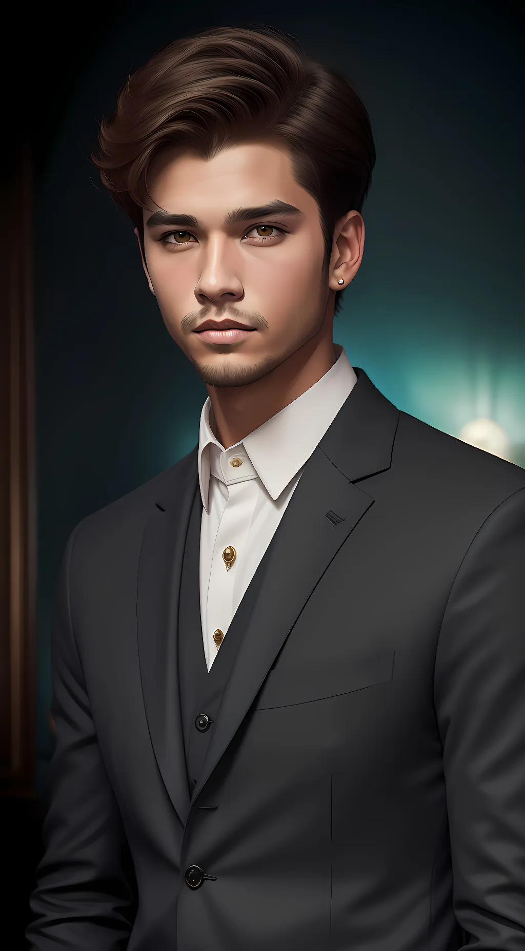 ai character: rick  background