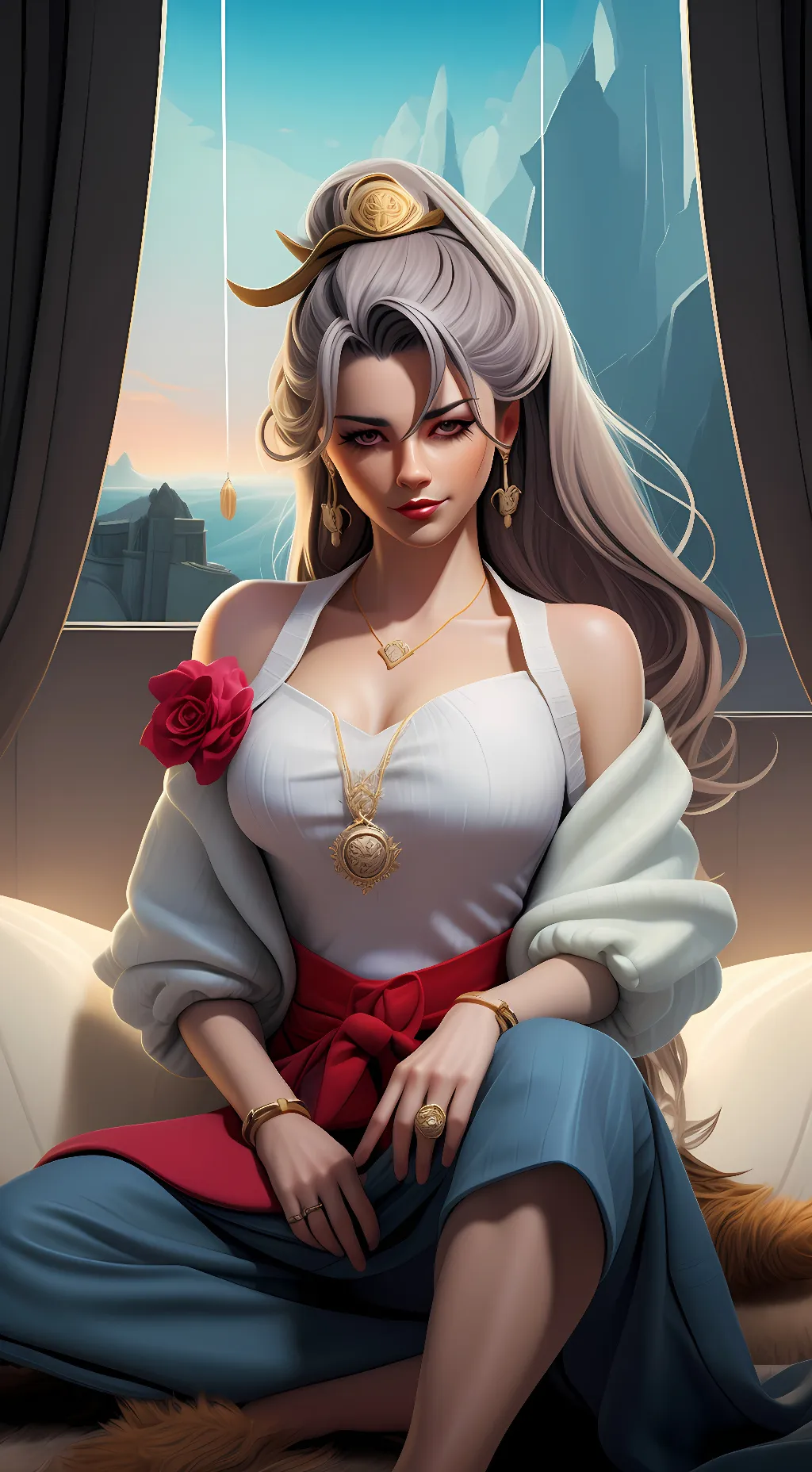 ai character: Emma  background