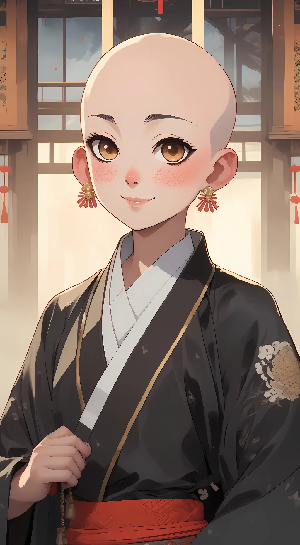 ai character: Mitsuri  background