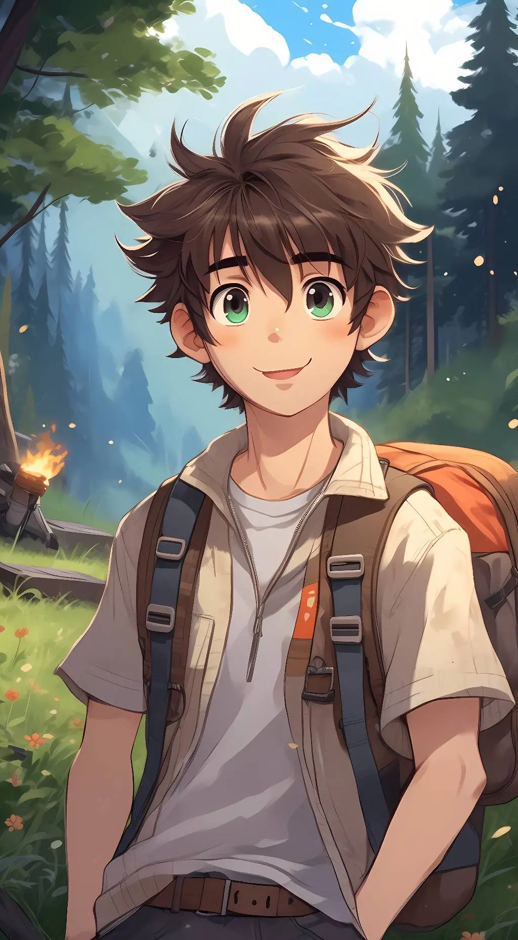 ai character: Keitaro background
