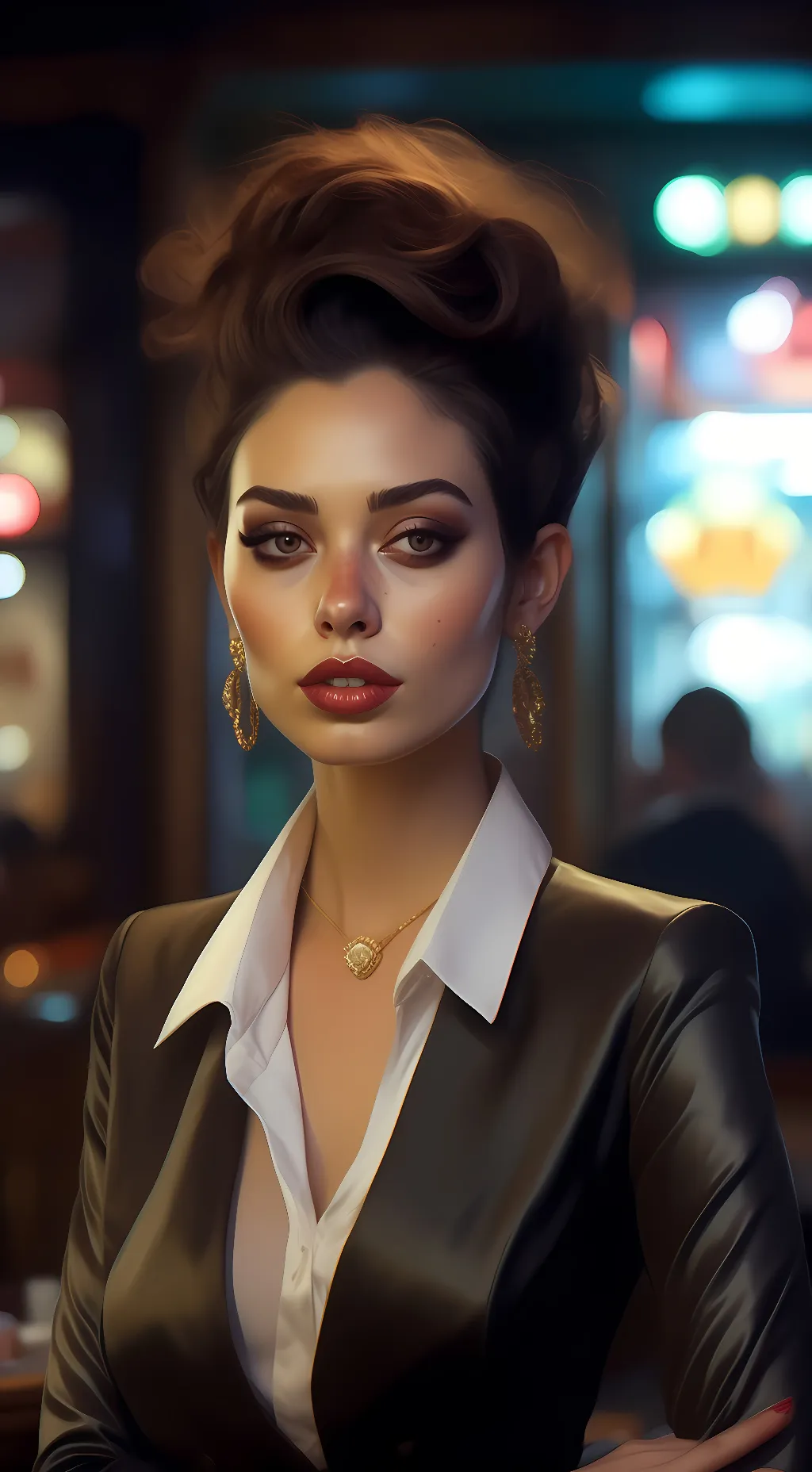 ai character: shhqhabahqh background