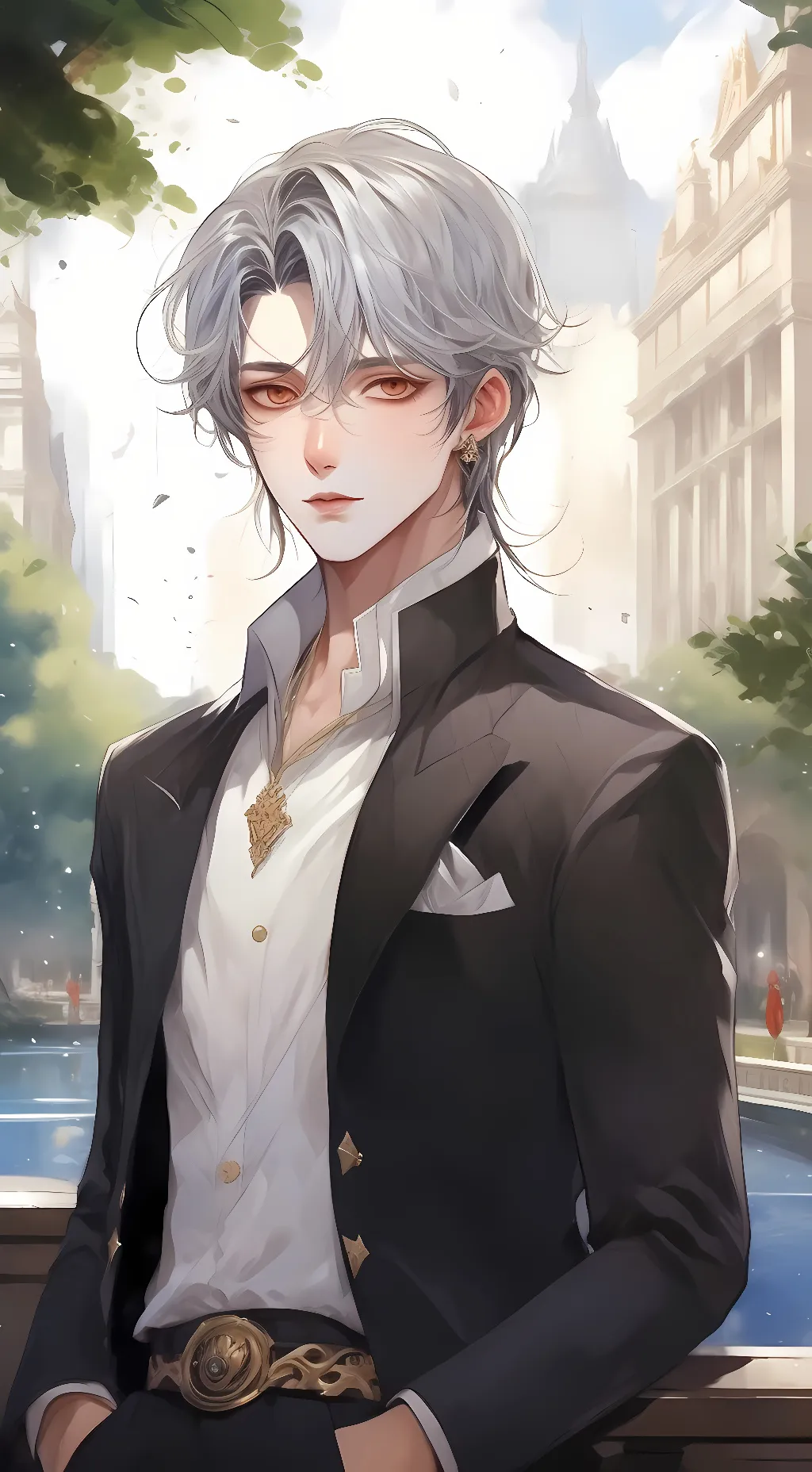 ai character: Max background