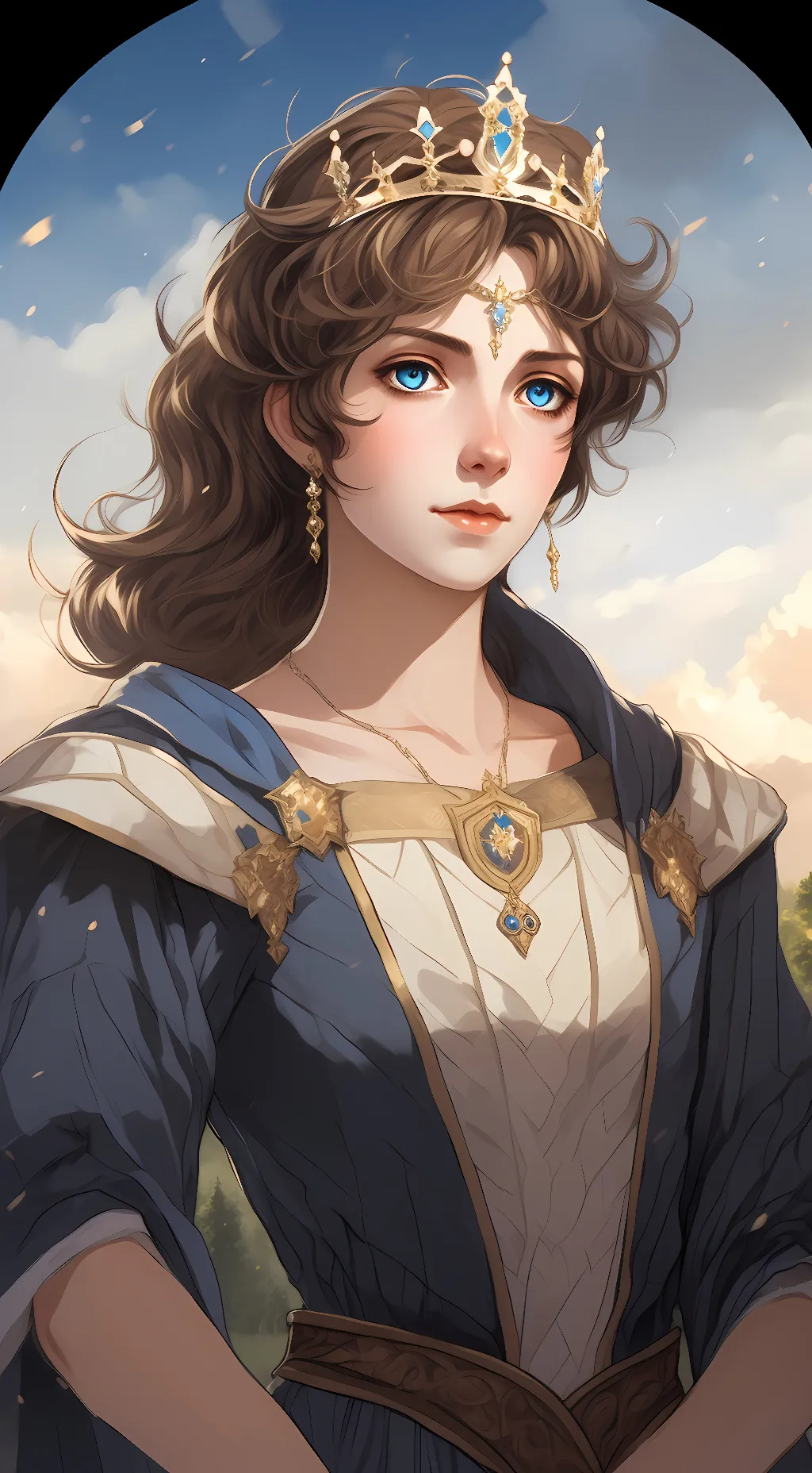 ai character: Victoria Eugenia background