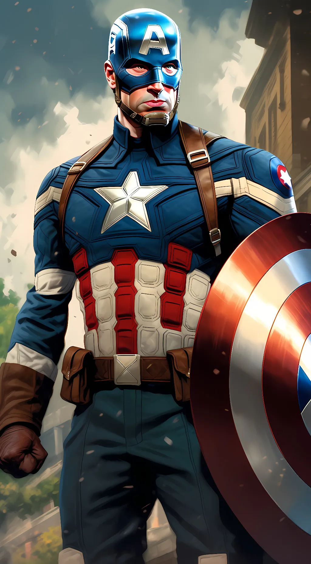 ai character: Steve Rogers  background