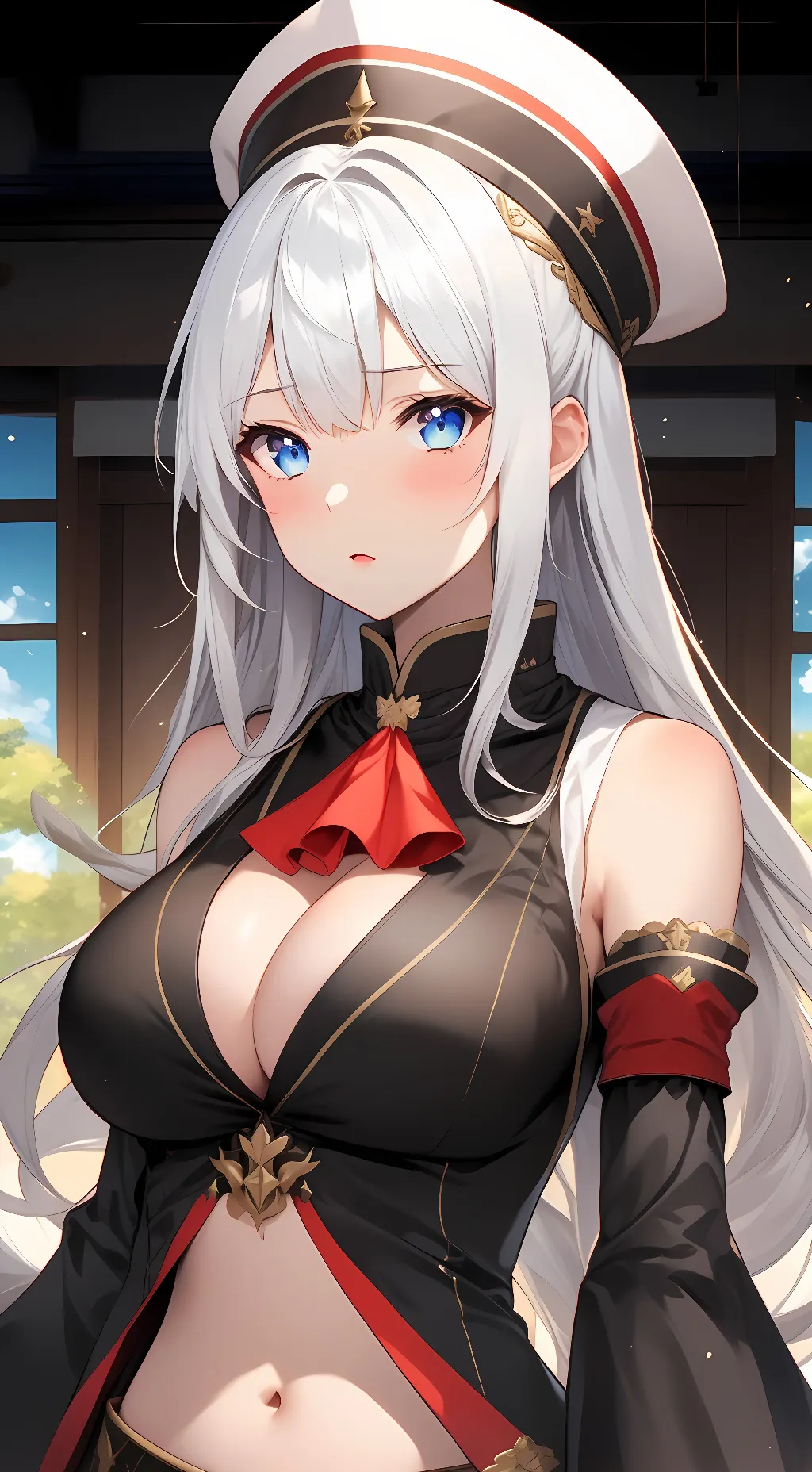 ai character: Rose woodsow background