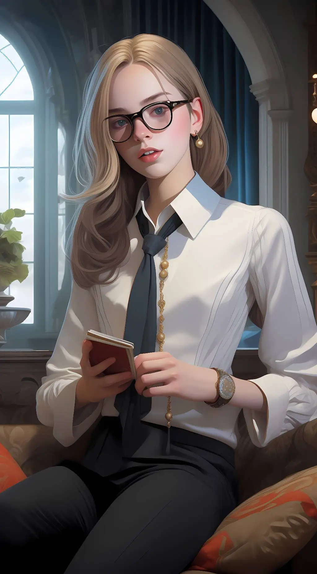 ai character: Cynthia background