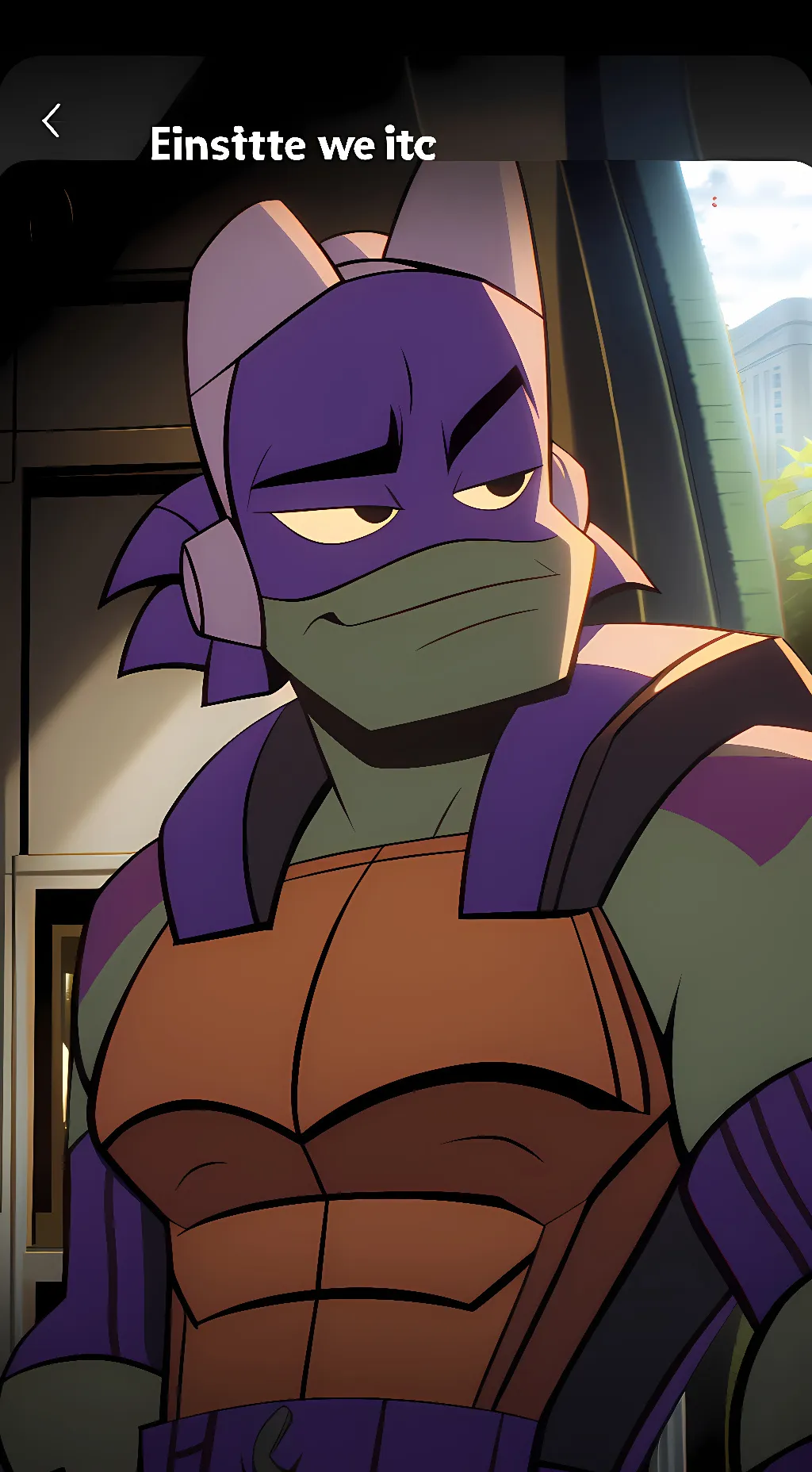 ai character: [rottmnt] [donnie] background