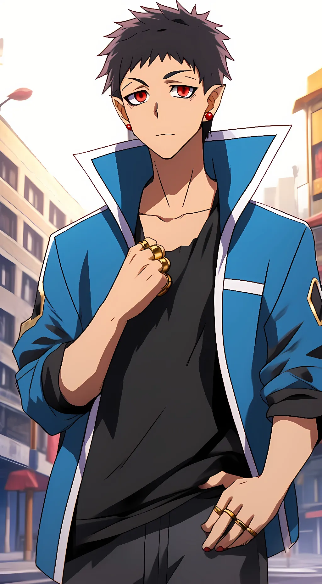 ai character: Andro M. Jazz background