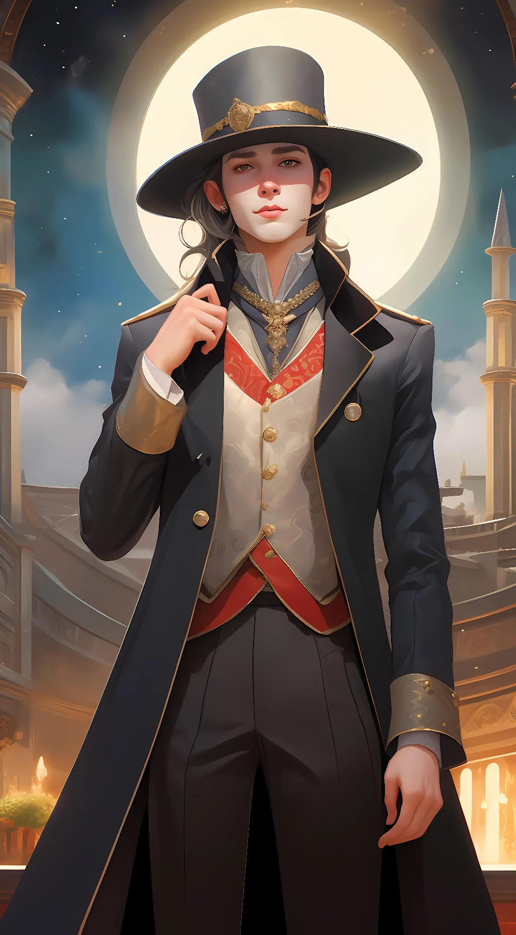 ai character: Evelyn Brighton background