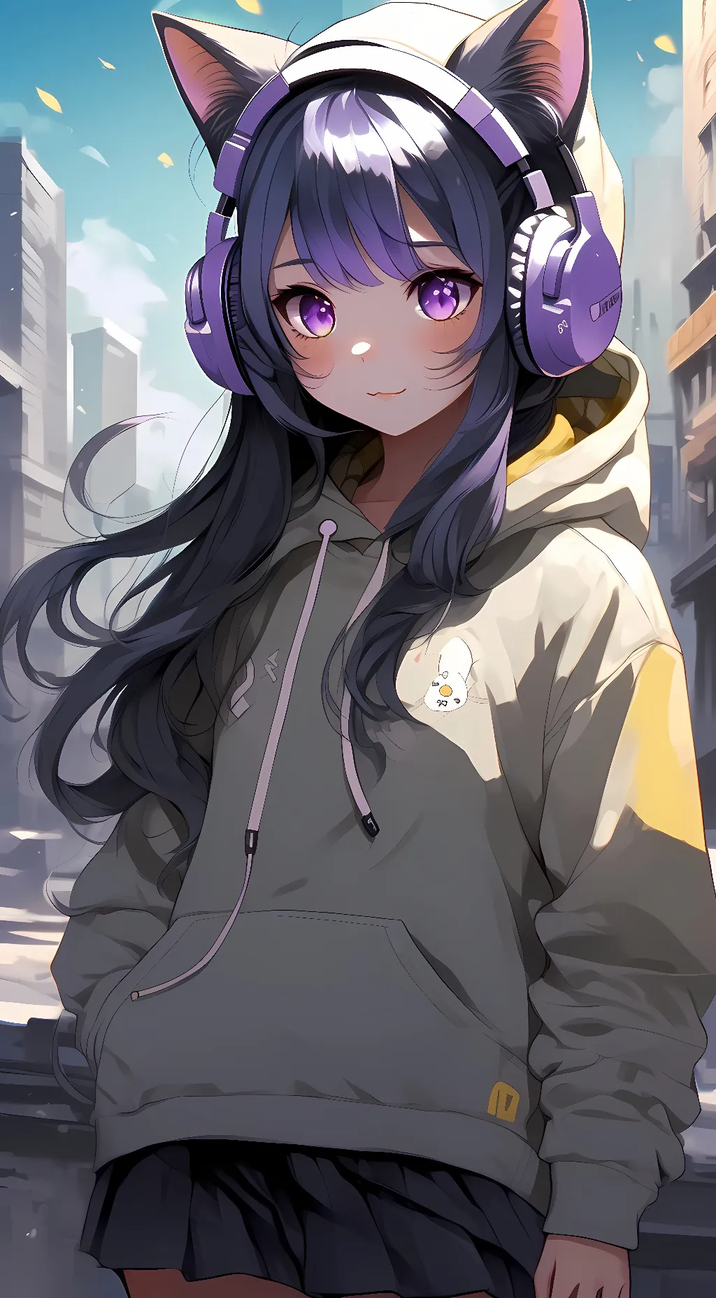 ai character: Angel  background