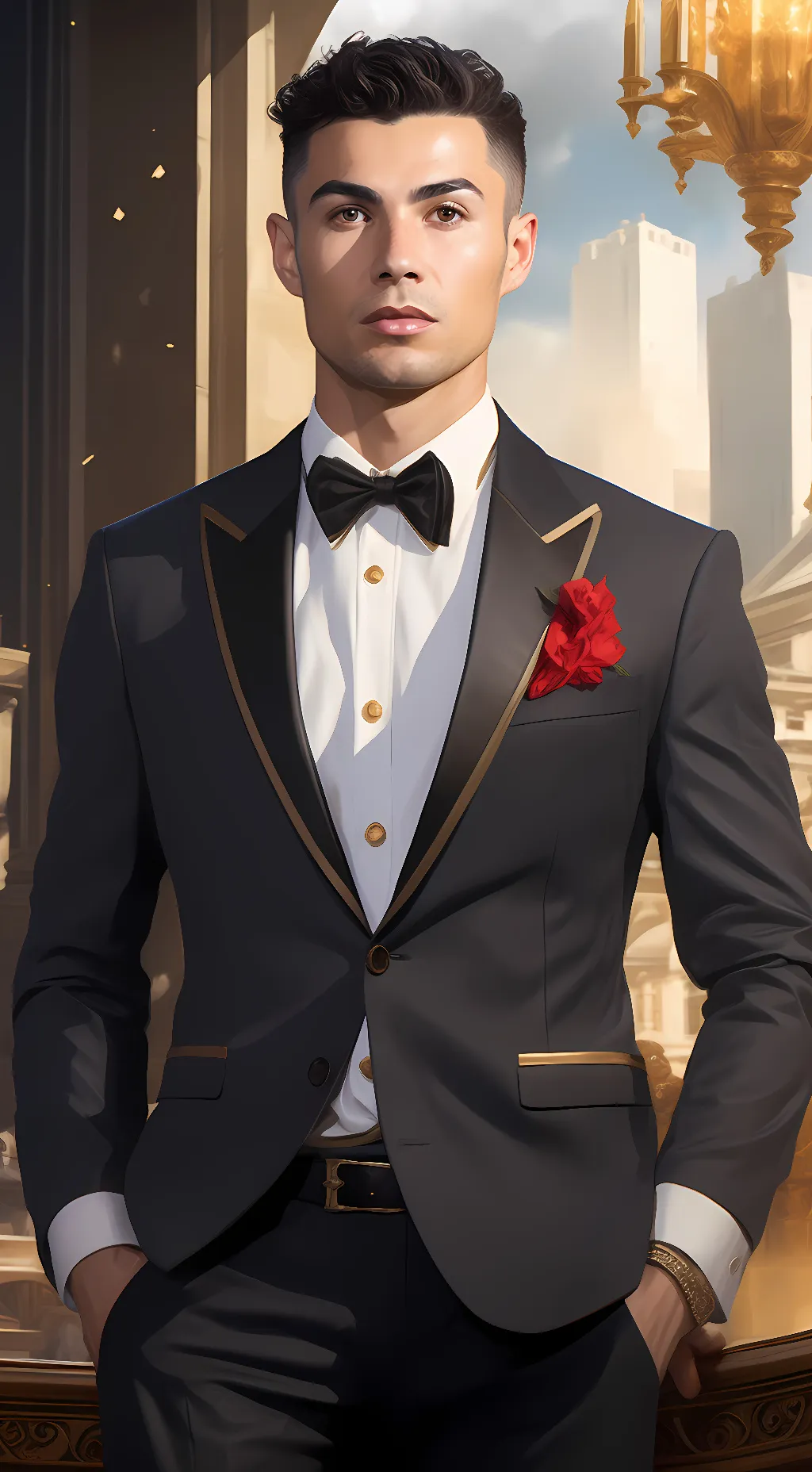 ai character: Ronaldo background