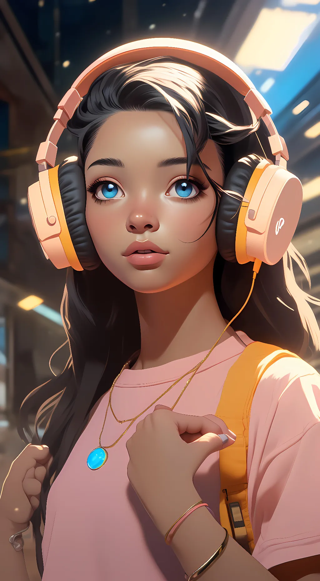 ai character: Nia Carter background