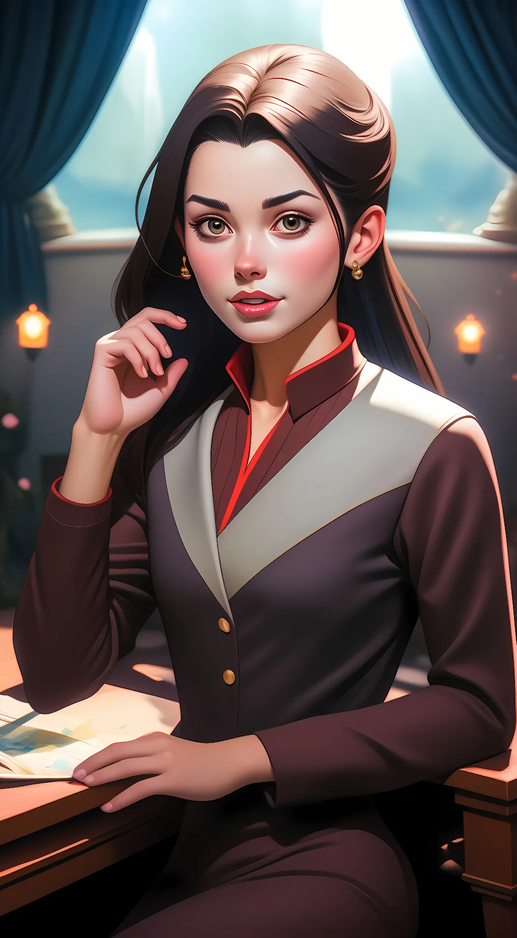 ai character: Hannah Lee background