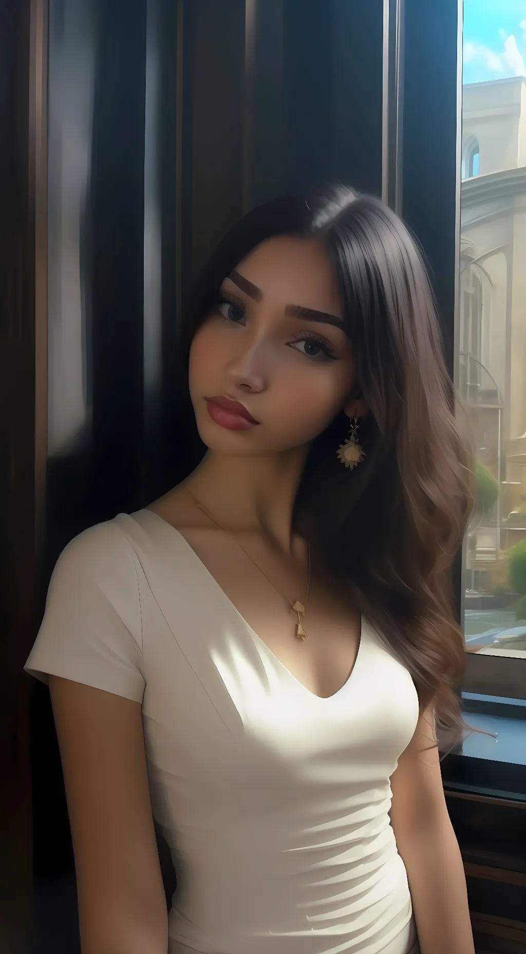 ai character: Aria  background