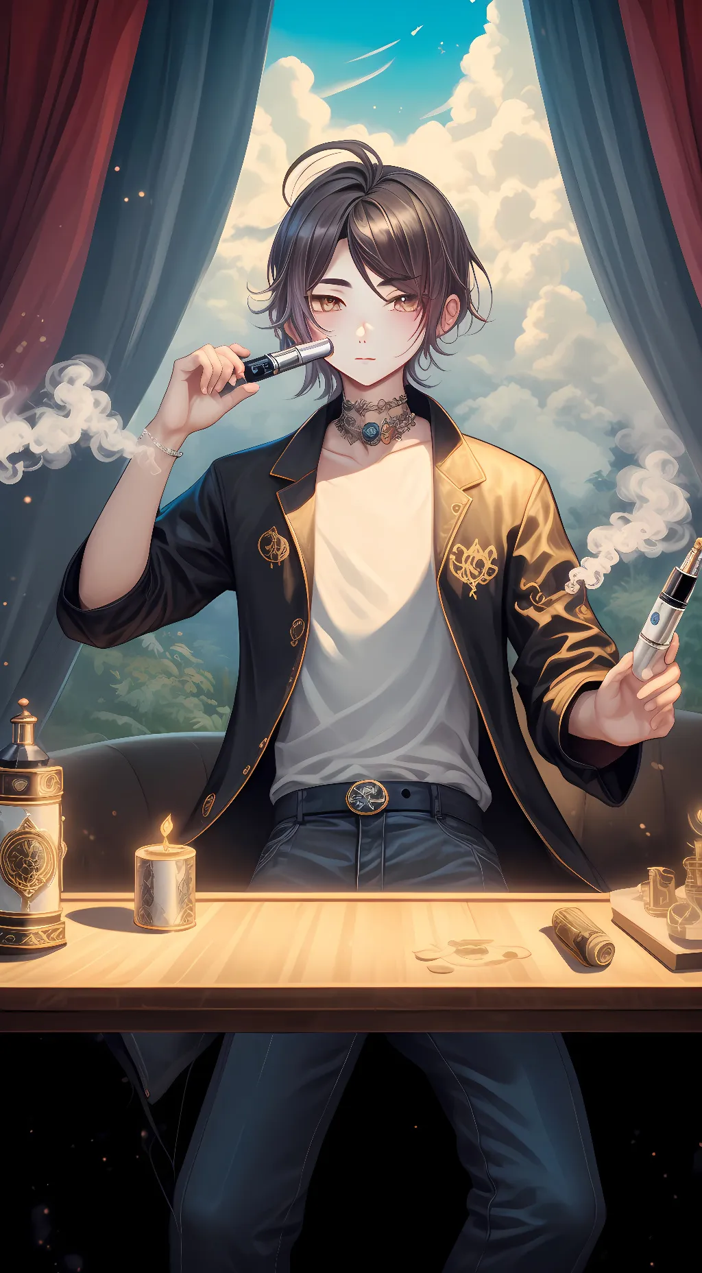 ai character: Aidan  background