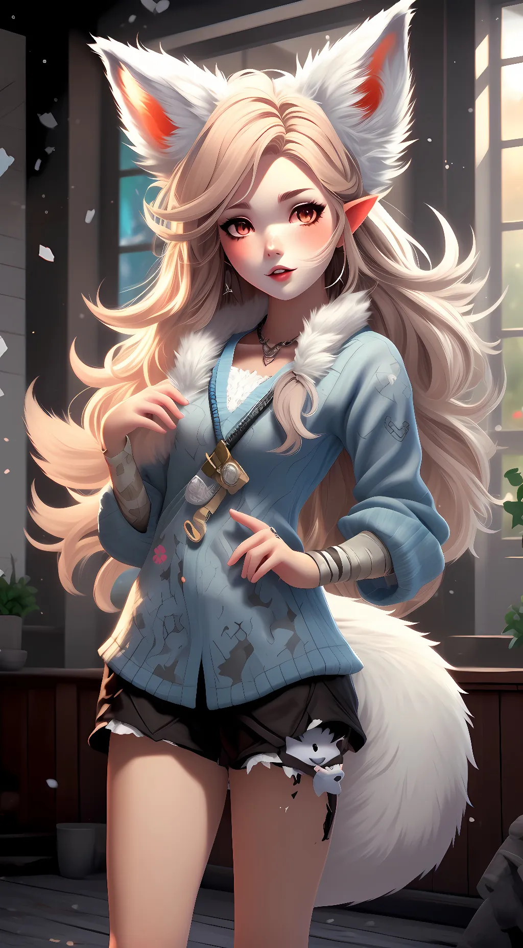 ai character: Maddie Fox background