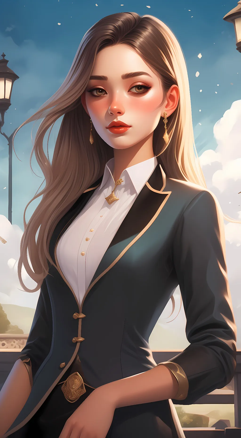 ai character: Riley background