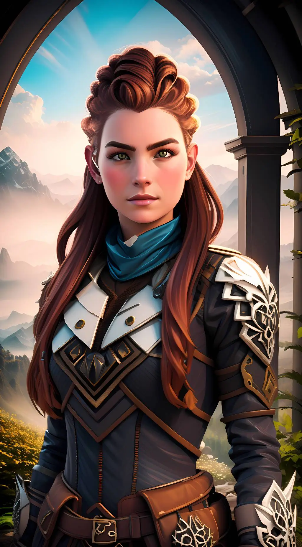 ai character: aloy background
