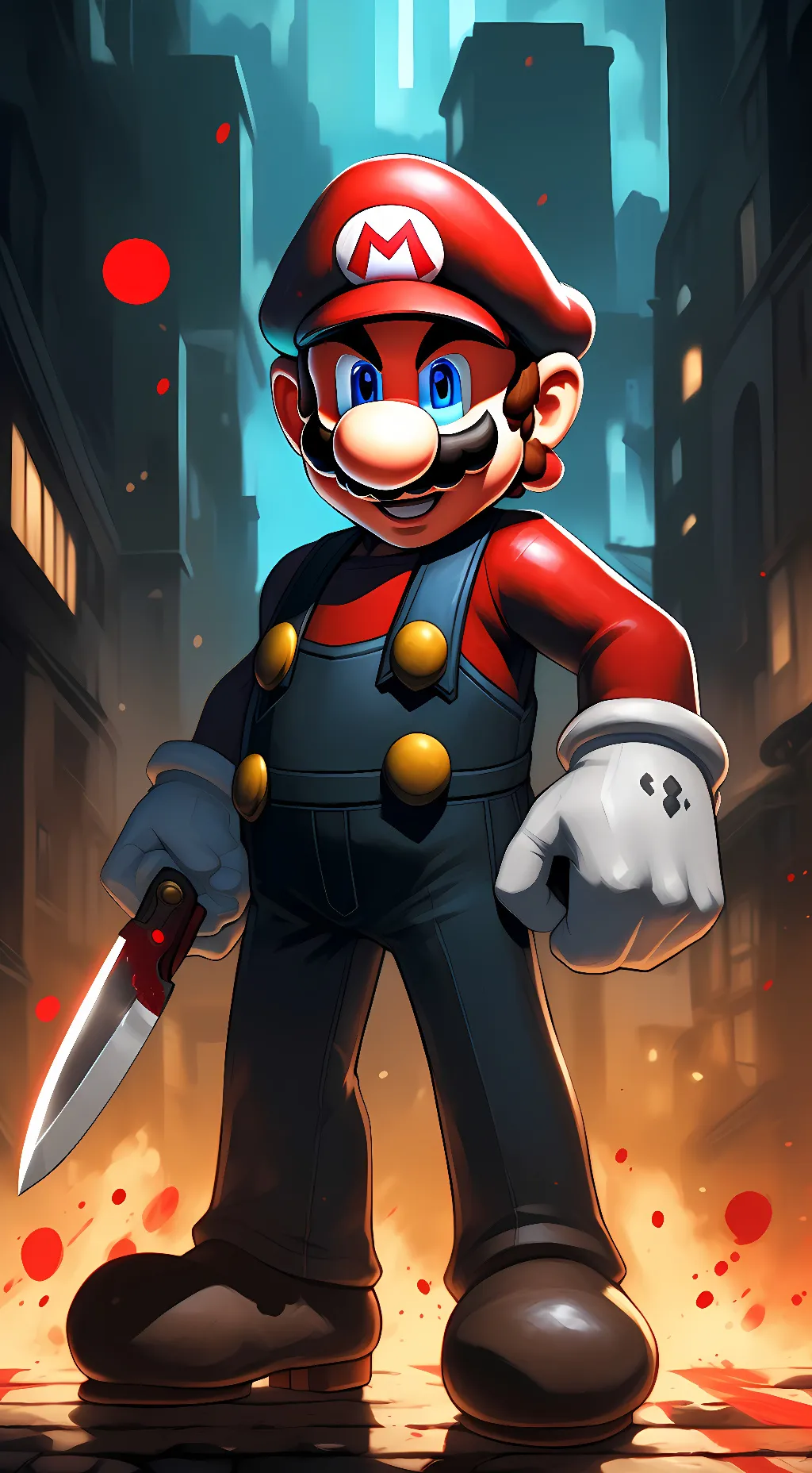 ai character: mario exe background